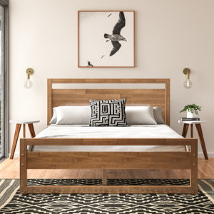 Red Barrel Studio Meruyert Mid-Century Modern Low Profile Standard Bed ...